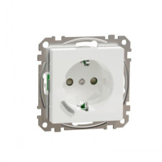 Schneider Electric SOCKET 1-PIECE EXXACT 1S/16A/IP20 FLUSH ZB WH