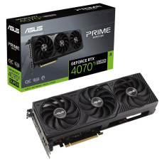 Asus Graphics Card|ASUS|NVIDIA GeForce RTX 4070 SUPER|16 GB|GDDR6X|256 bit|Triple slot Fansink|1xHDMI|3xDisplayPort|PRIME-RTX4070TIS-O16G