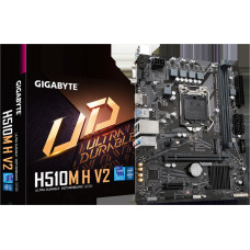 Gigabyte | H510M H V2 1.0 M/B | Processor family Intel | Processor socket  LGA1200 | DDR4 DIMM | Memory slots 2 | Supported hard disk drive interfaces SATA, M.2 | Number of SATA connectors 4 | Chipset Intel H470 Express | Micro ATX