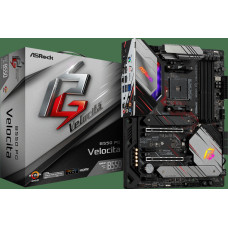 Asrock | B550 PG Velocita | Processor family AMD | Processor socket AM4 | DDR4 DIMM | Memory slots 4 | Supported hard disk drive interfaces SATA3, M.2 | Number of SATA connectors 6 | Chipset AMD B550 | ATX