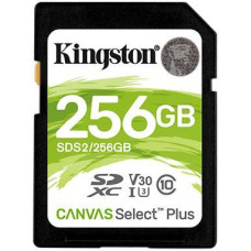 Kingston Canvas Select Plus - flash memory card - 256 GB - SDXC UHS-I | Kingston