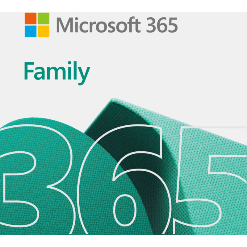 Microsoft | M365 Family | 6GQ-00092 | ESD | License term 1 year(s) | All Languages