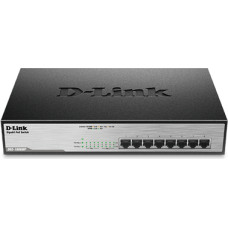 D-Link | Switch | DGS-1008MP | Unmanaged | Rack mountable | 1 Gbps (RJ-45) ports quantity 8 | PoE ports quantity 8 | Power supply type Single | 24 month(s)