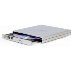 Gembird | External USB DVD Drive | DVD-USB-02-SV | Interface USB 2.0 | DVD±RW (±R DL) / DVD-RAM | CD read speed 24 x | CD write speed 24 x | Silver