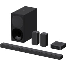 Sony | HT-S40R 5.1ch Home Cinema Soundbar with Wireless Rear Speakers | USB port | Bluetooth | Black | No | Wi-Fi | Wireless connection