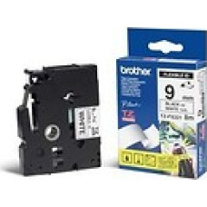 Brother | TZe-FX221 Flexible ID Laminated Tape | Black on White | TZe | 8 m | 0.9 cm